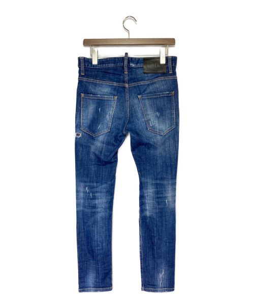 DSQUARED2（ディースクエアード）DSQUARED2 (ディースクエアード) Skater Jean インディゴ サイズ:42の古着・服飾アイテム
