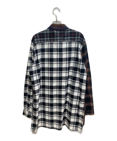 LOEWE（ロエベ）LOEWE (ロエベ) パッチワークオーバーサイズシャツ サイズ:39の古着・服飾アイテム