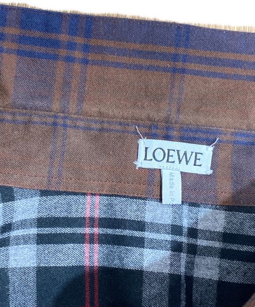 LOEWE（ロエベ）LOEWE (ロエベ) パッチワークオーバーサイズシャツ サイズ:39の古着・服飾アイテム