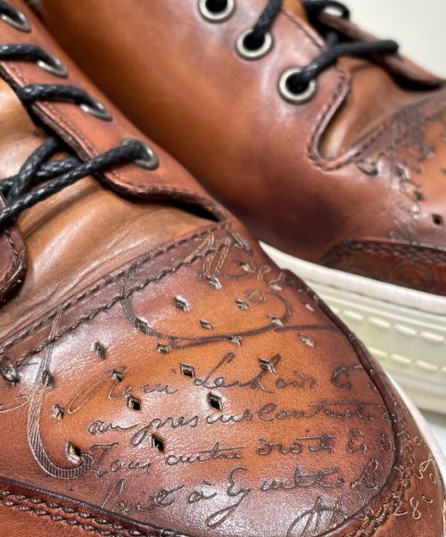 Berluti（ベルルッティ）Berluti (ベルルッティ) プレイタイムスクリットレザースニーカー ブラウン サイズ:7の古着・服飾アイテム