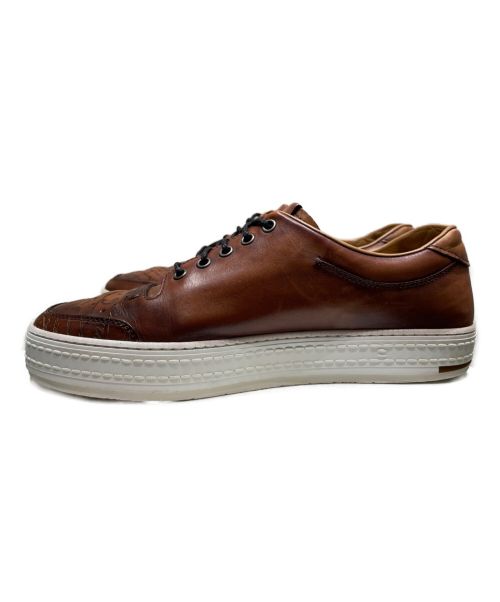 Berluti（ベルルッティ）Berluti (ベルルッティ) プレイタイムスクリットレザースニーカー ブラウン サイズ:7の古着・服飾アイテム