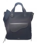 Christian Dior×sacaiクリスチャン ディオール×サカイ）の古着「22AW サドルトートバッグ」｜ブラック