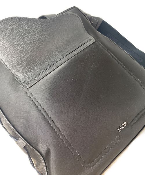 Christian Dior（クリスチャン ディオール）Christian Dior (クリスチャン ディオール) sacai (サカイ) 22AW サドルトートバッグ ブラック サイズ:-の古着・服飾アイテム
