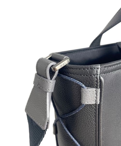 Christian Dior（クリスチャン ディオール）Christian Dior (クリスチャン ディオール) sacai (サカイ) 22AW サドルトートバッグ ブラック サイズ:-の古着・服飾アイテム