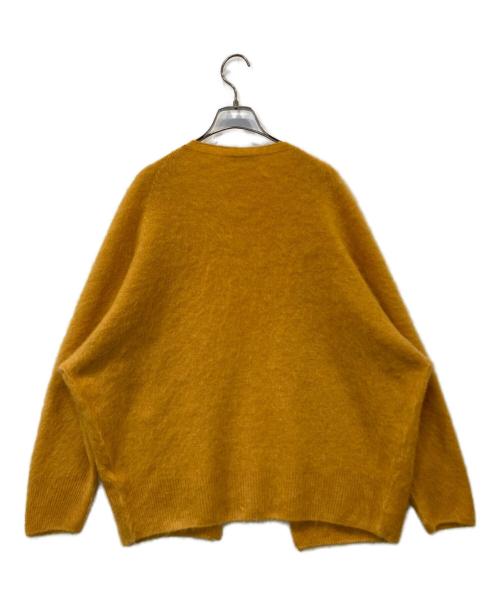 HAVEL studio（ハーヴェル スタジオ）HAVEL studio (ハーヴェル スタジオ) CASHMERE FUR CARDIGAN オレンジ サイズ:38の古着・服飾アイテム