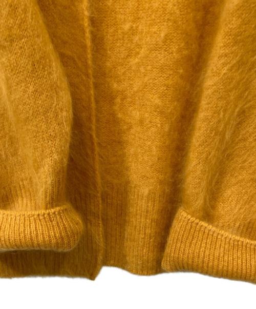 HAVEL studio（ハーヴェル スタジオ）HAVEL studio (ハーヴェル スタジオ) CASHMERE FUR CARDIGAN オレンジ サイズ:38の古着・服飾アイテム