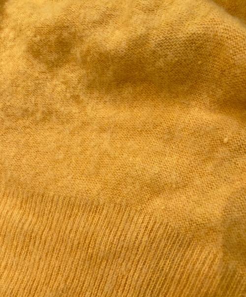 HAVEL studio（ハーヴェル スタジオ）HAVEL studio (ハーヴェル スタジオ) CASHMERE FUR CARDIGAN オレンジ サイズ:38の古着・服飾アイテム