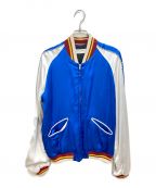 Saint Laurent Parisサンローランパリ）の古着「14SS エディ期 テディサテンスカジャン/Archive」｜ブルー