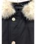 中古・古着 WOOLRICH (ウールリッチ) ファー付フーディダウンジャケット ブラック サイズ:USA　XXS　/　EU XS：8000円