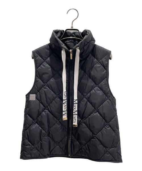 MaxMara（マックスマーラ）MaxMara (マックスマーラ) テクニカルキャンバスジレ ブラック サイズ:34 未使用品の古着・服飾アイテム