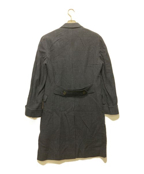 CARUSO（カルーゾ）CARUSO (カルーゾ) グレンプレイド3Bチェスターコート ネイビー サイズ:46の古着・服飾アイテム