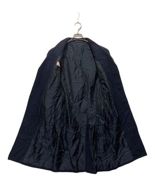 CARUSO（カルーゾ）CARUSO (カルーゾ) グレンプレイド3Bチェスターコート ネイビー サイズ:46の古着・服飾アイテム