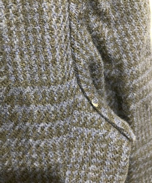 CARUSO（カルーゾ）CARUSO (カルーゾ) グレンプレイド3Bチェスターコート ネイビー サイズ:46の古着・服飾アイテム