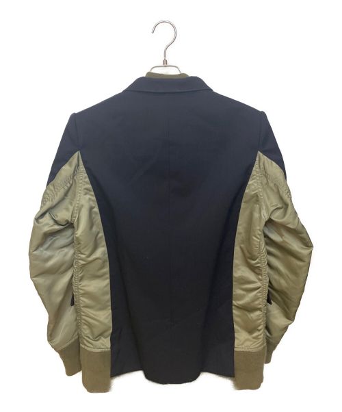 sacai（サカイ）sacai (サカイ) SUITING MA-1ジャケット サイズ:1の古着・服飾アイテム