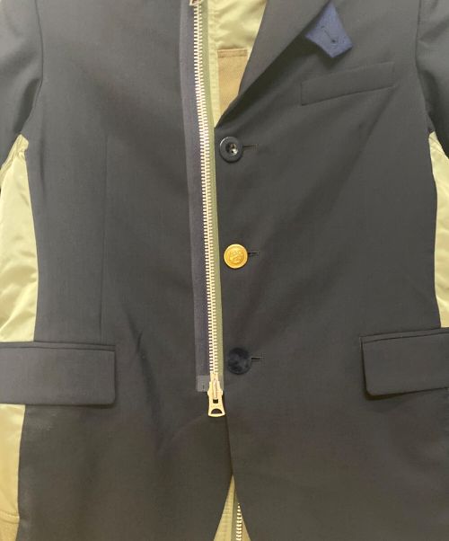 sacai（サカイ）sacai (サカイ) SUITING MA-1ジャケット サイズ:1の古着・服飾アイテム