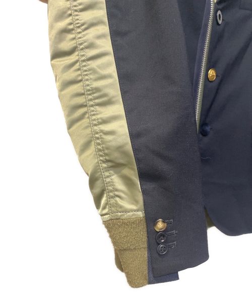 sacai（サカイ）sacai (サカイ) SUITING MA-1ジャケット サイズ:1の古着・服飾アイテム