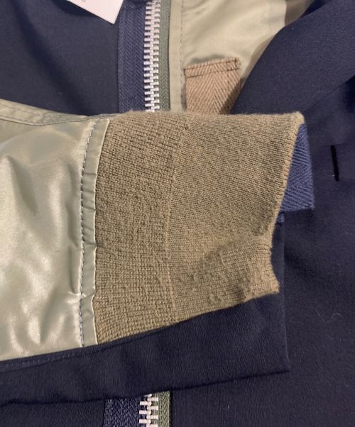 sacai（サカイ）sacai (サカイ) SUITING MA-1ジャケット サイズ:1の古着・服飾アイテム