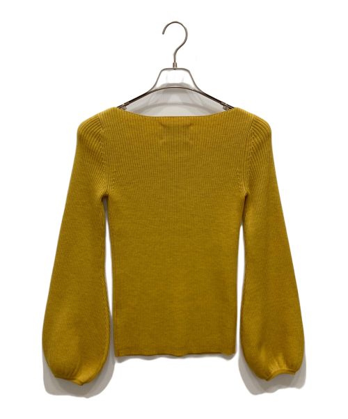 DEMYLEE（デミリー）DEMYLEE (デミリー) Ron Herman (ロンハーマン) AMALIAニット イエロー サイズ:XSの古着・服飾アイテム