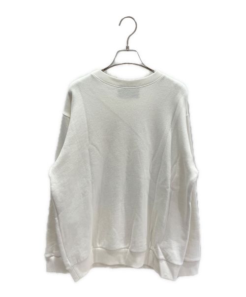 GUCCI（グッチ）GUCCI (グッチ) オーバーサイズロゴスウェット ホワイト サイズ:XSの古着・服飾アイテム