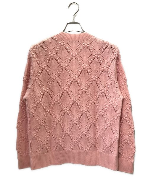 CHANEL（シャネル）CHANEL (シャネル) カシミヤVネックカーディガン ピンク サイズ:38の古着・服飾アイテム