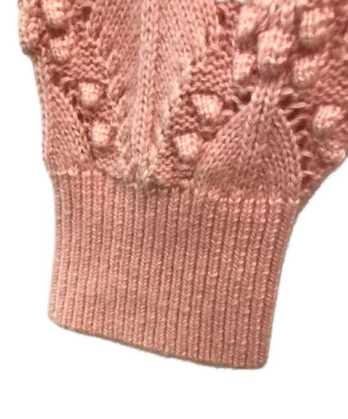 CHANEL（シャネル）CHANEL (シャネル) カシミヤVネックカーディガン ピンク サイズ:38の古着・服飾アイテム