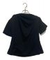 ADEAM (アディアム) アシンメトリータイTシャツ ブラック サイズ:SIZE2：2000円
