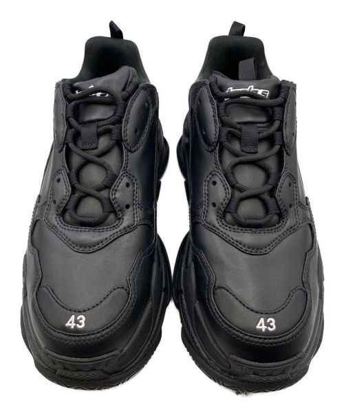 BALENCIAGA（バレンシアガ）BALENCIAGA (バレンシアガ) TRIPLE S TRAINERS ブラック サイズ:43の古着・服飾アイテム