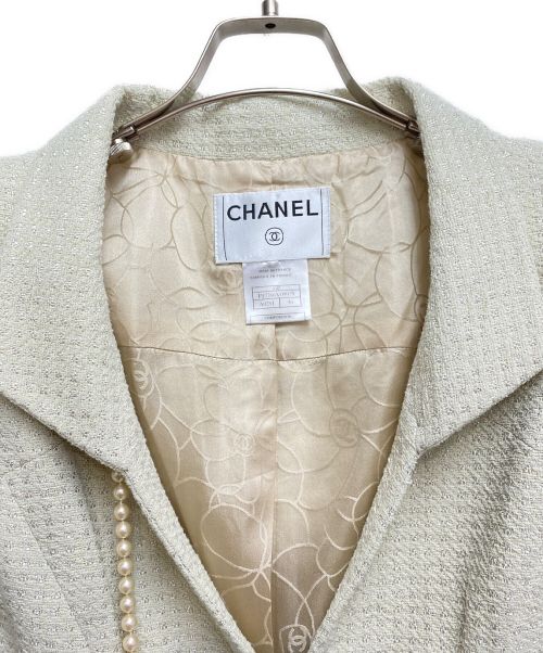 CHANEL（シャネル）CHANEL (シャネル) セットアップスーツ アイボリー サイズ:36の古着・服飾アイテム