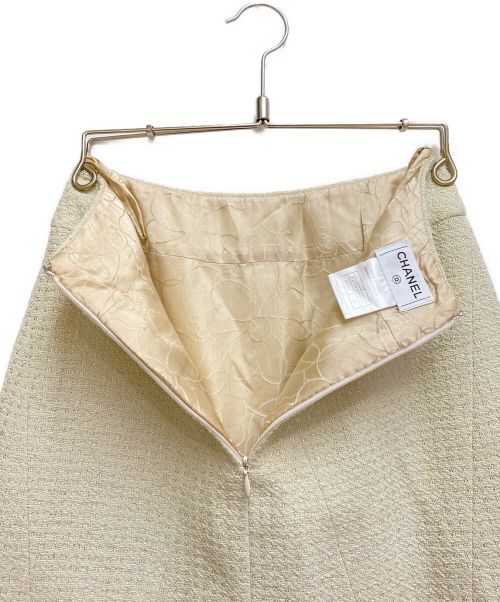 CHANEL（シャネル）CHANEL (シャネル) セットアップスーツ アイボリー サイズ:36の古着・服飾アイテム