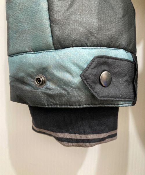 FRED PERRY（フレッドペリー）FRED PERRY (フレッドペリー) Camouflage Quilted Parka カモフラージュ キルト パーカ J4587 スカイブルー サイズ:Mの古着・服飾アイテム