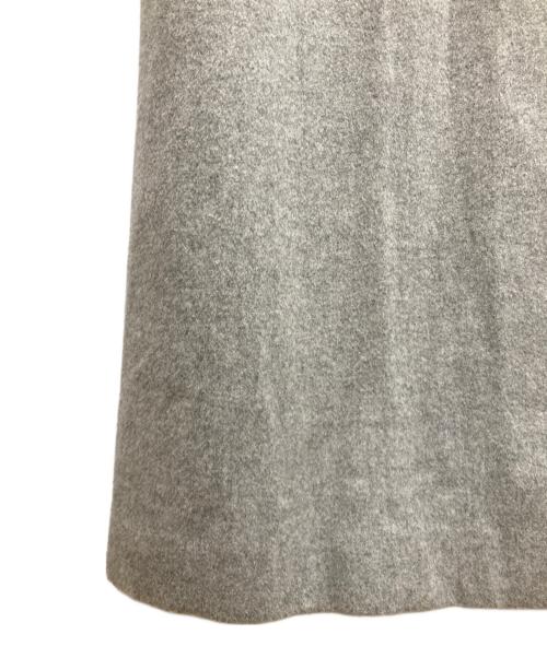 Demi-Luxe Beams（デミルクス ビームス）Demi-Luxe BEAMS (デミルクス ビームス) ロング ステンカラーコート ライトグレー サイズ:36の古着・服飾アイテム