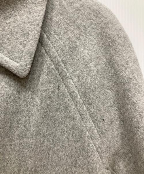 Demi-Luxe Beams（デミルクス ビームス）Demi-Luxe BEAMS (デミルクス ビームス) ロング ステンカラーコート ライトグレー サイズ:36の古着・服飾アイテム