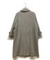 Demi-Luxe BEAMS (デミルクス ビームス) ロング ステンカラーコート ライトグレー サイズ:36：8000円