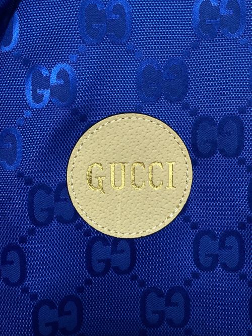 GUCCI（グッチ）GUCCI (グッチ) Off The Gridフーデッドジャケット( オフ ザ グリッド ) ブルー サイズ:46の古着・服飾アイテム