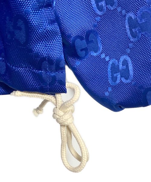 GUCCI（グッチ）GUCCI (グッチ) Off The Gridフーデッドジャケット( オフ ザ グリッド ) ブルー サイズ:46の古着・服飾アイテム