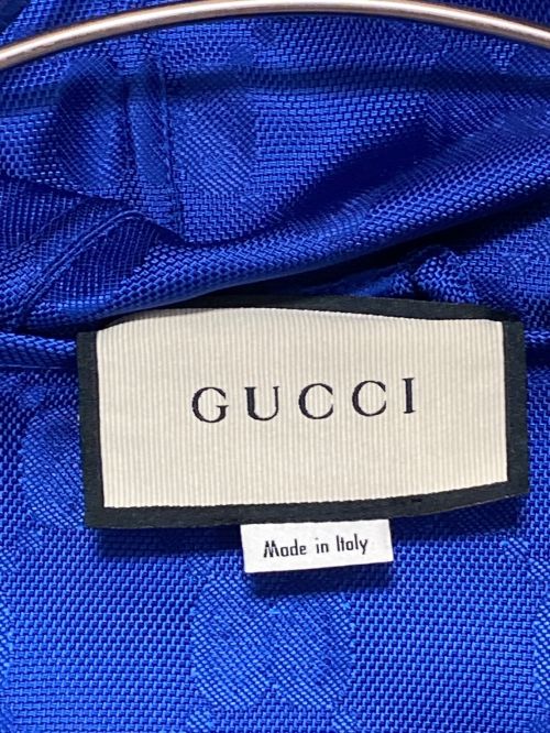 GUCCI（グッチ）GUCCI (グッチ) Off The Gridフーデッドジャケット( オフ ザ グリッド ) ブルー サイズ:46の古着・服飾アイテム
