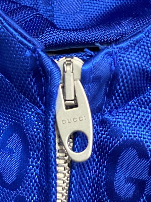 GUCCI（グッチ）GUCCI (グッチ) Off The Gridフーデッドジャケット( オフ ザ グリッド ) ブルー サイズ:46の古着・服飾アイテム