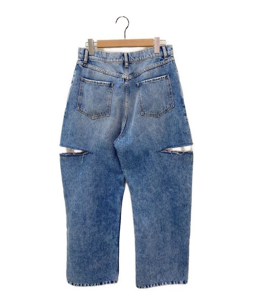 Maison Margiela（メゾンマルジェラ）Maison Margiela (メゾンマルジェラ) スラッシュディテールデニム インディゴ サイズ:44の古着・服飾アイテム