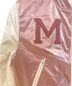 中古・古着 MONCLER (モンクレール) DAREB BOMBER ピンク×ホワイト：120000円