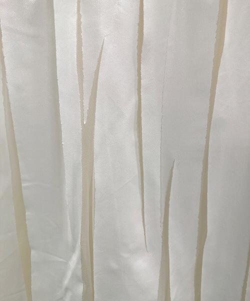 NAKAGAMI（ナカガミ）NAKAGAMI (ナカガミ) ハンドプリーツスカート ホワイト サイズ:Mの古着・服飾アイテム