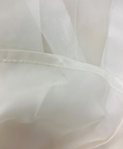 NAKAGAMI（ナカガミ）NAKAGAMI (ナカガミ) ハンドプリーツスカート ホワイト サイズ:Mの古着・服飾アイテム