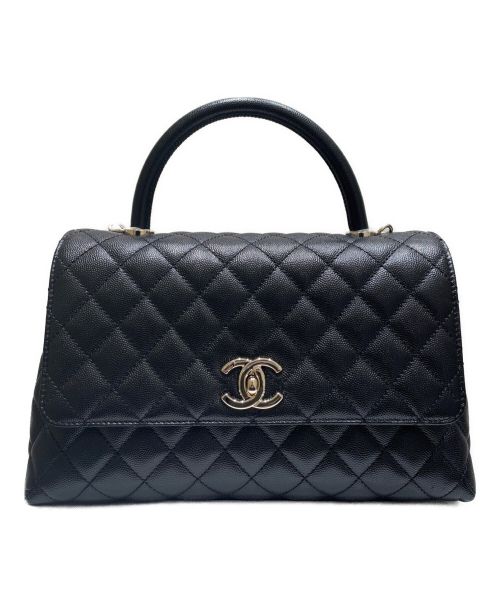 CHANEL（シャネル）CHANEL (シャネル) ココハンドル2WAYバッグ ブラック サイズ:30の古着・服飾アイテム