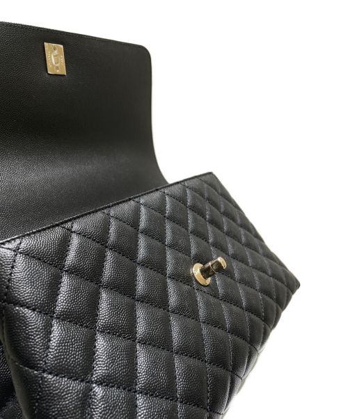 CHANEL（シャネル）CHANEL (シャネル) ココハンドル2WAYバッグ ブラック サイズ:30の古着・服飾アイテム