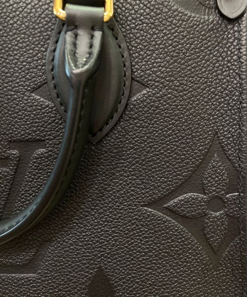 LOUIS VUITTON（ルイ ヴィトン）LOUIS VUITTON (ルイ ヴィトン) オンザゴーPM ノワールの古着・服飾アイテム