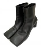 BALENCIAGAバレンシアガ）の古着「CARRERA LUX レザーブーツ」｜ブラック