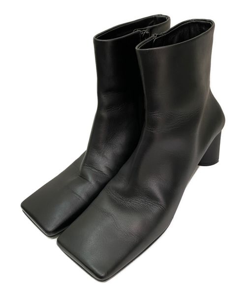 BALENCIAGA（バレンシアガ）BALENCIAGA (バレンシアガ) CARRERA LUX レザーブーツ ブラック サイズ:38の古着・服飾アイテム