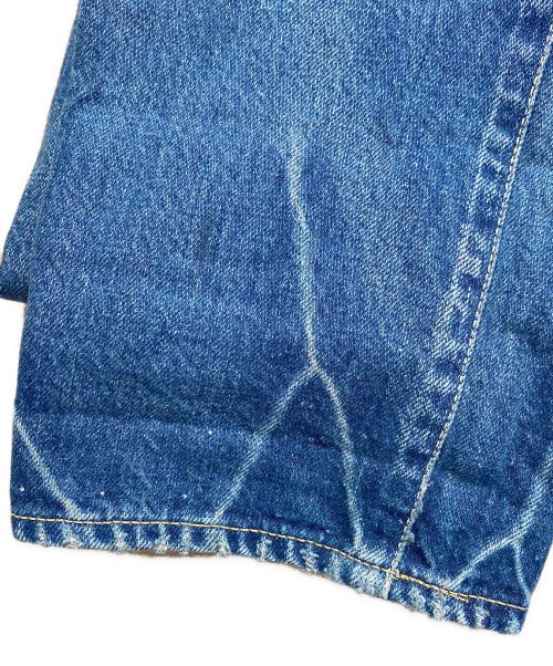 UNDERCOVER（アンダーカバー）UNDERCOVER (アンダーカバー) パティスミス歌詞刺繍リペア加工デニムパンツ インディゴ サイズ:2の古着・服飾アイテム