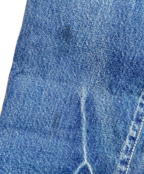 UNDERCOVER（アンダーカバー）UNDERCOVER (アンダーカバー) パティスミス歌詞刺繍リペア加工デニムパンツ インディゴ サイズ:2の古着・服飾アイテム