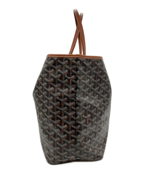 GOYARD（ゴヤール）GOYARD (ゴヤール) サンルイPM ブラック×ブラウンの古着・服飾アイテム