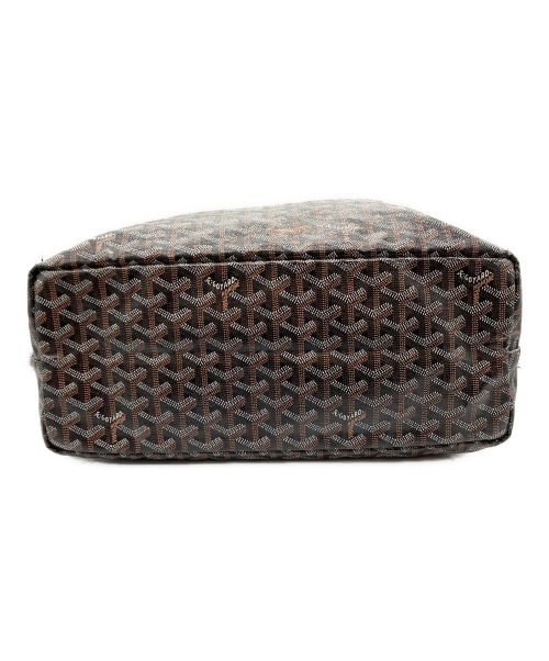 GOYARD（ゴヤール）GOYARD (ゴヤール) サンルイPM ブラック×ブラウンの古着・服飾アイテム
